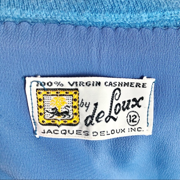 Vintage Jacques de Loux 100% Virgin Cashmere Skirt - Picture 3 of 12